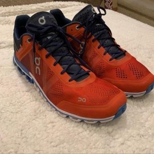 On Cloudflow Running Shoe In Rust/ Pacific Mesh